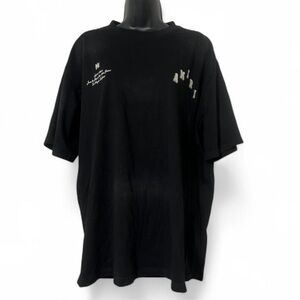 Amiri LA Collegiate Graphic Tee Black Size M